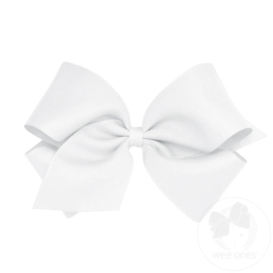 King Plain Bow-WHT