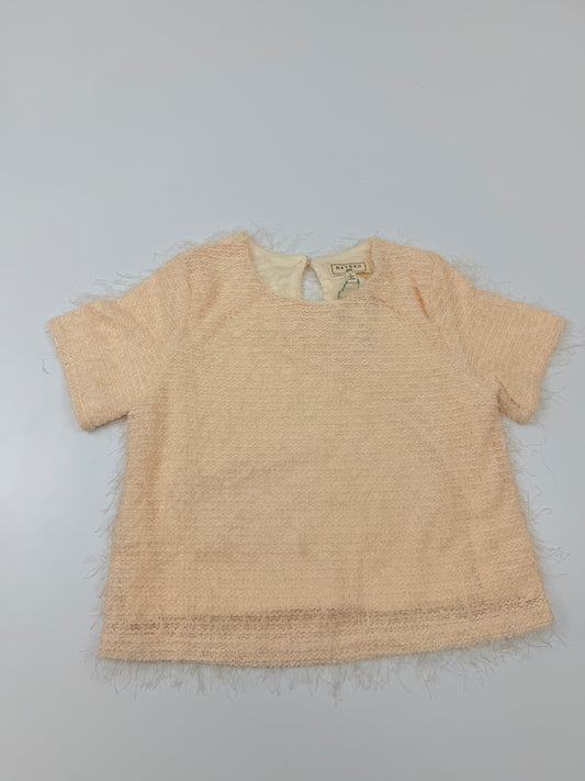 Cream Fringe Shirt