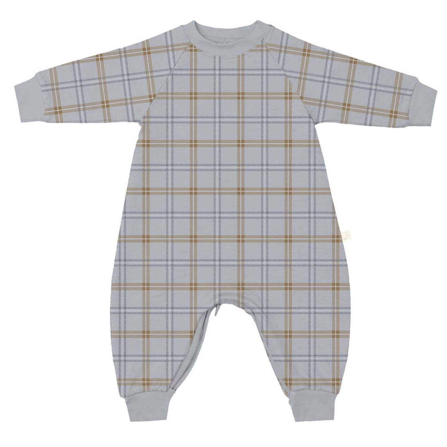 Fleece Jumpsuit-Plaid