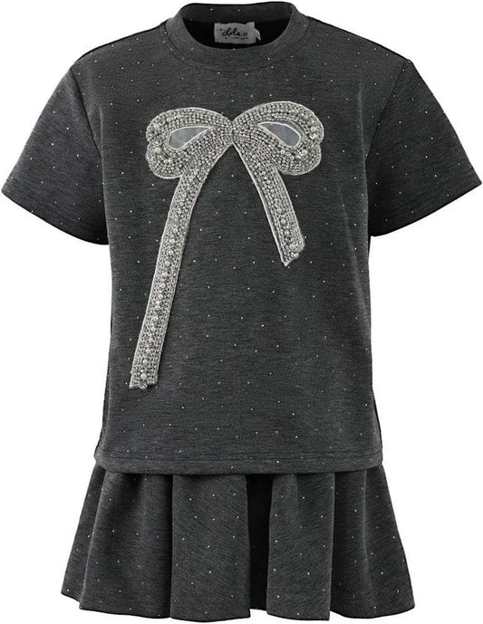 Sparkle Bow Skort Set