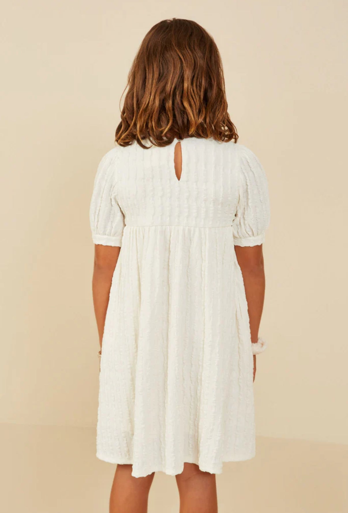 Ivory Textured Dress