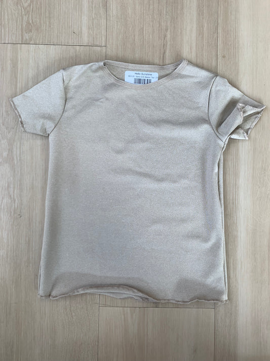 Sand S/S Sleeve Top