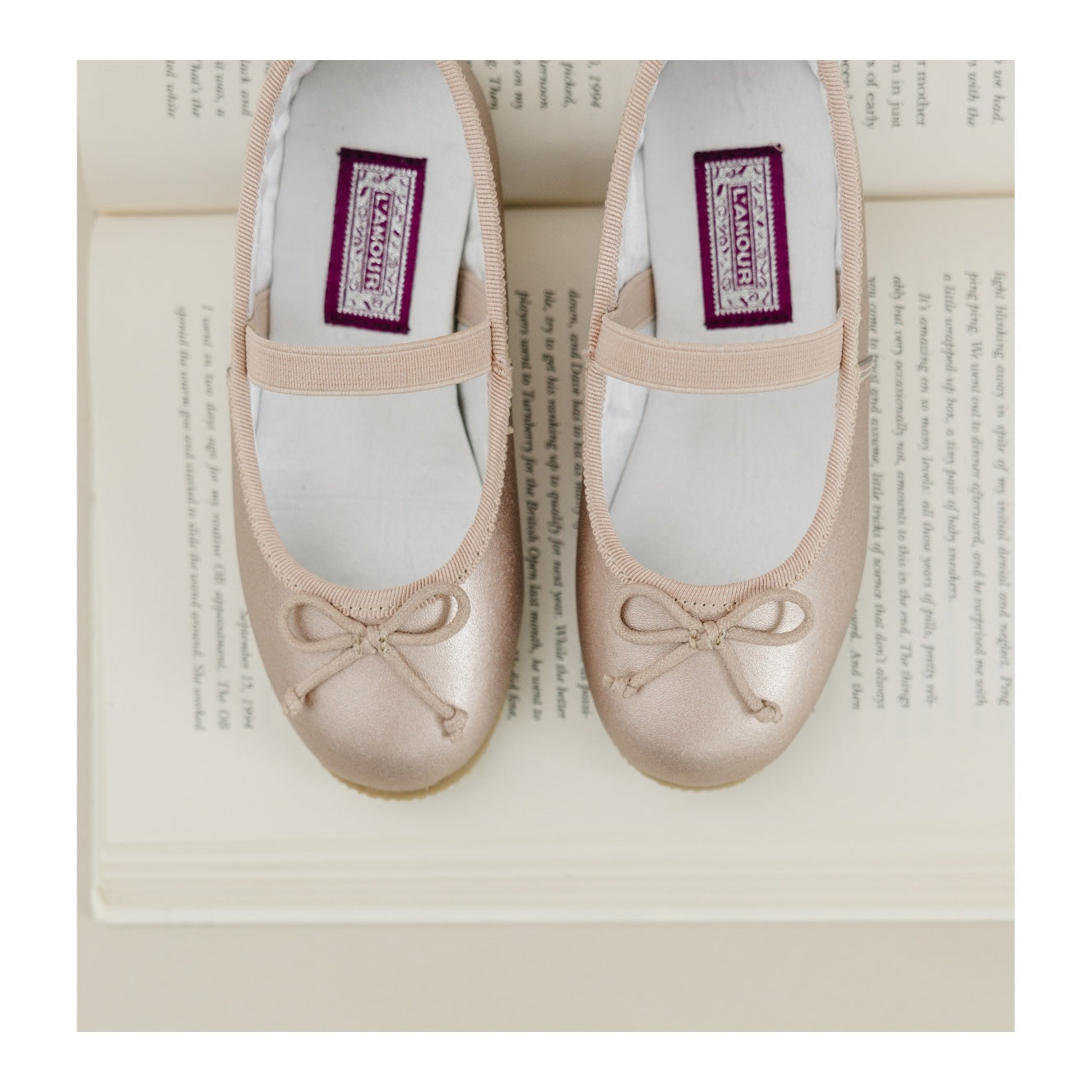 Alia Ballerina Flat-Rosegold