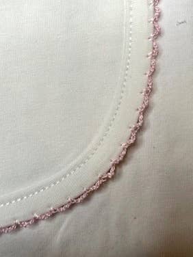 Picot Trim Blanket-Pink