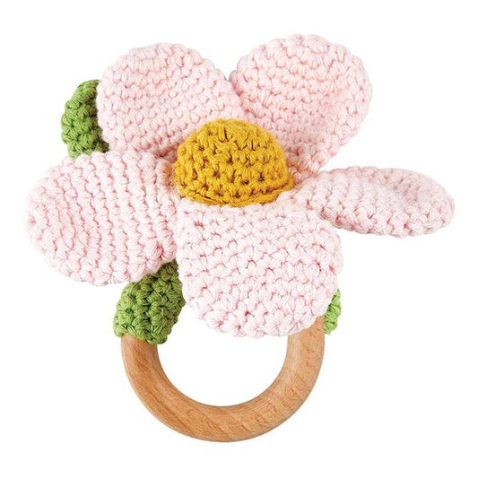 Pink Daisy Rattle