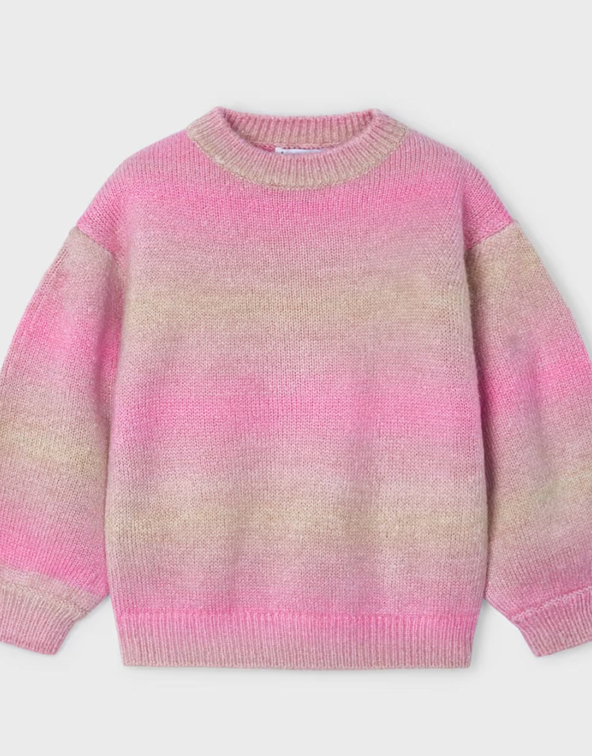 Pink & Beige Sweater