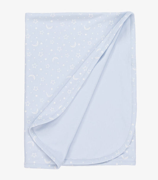 Crescent Moonlight Blanket-Blue