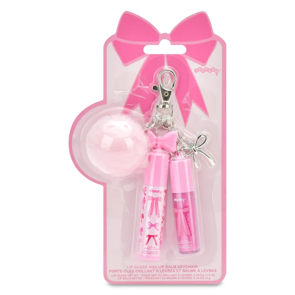 Bows Lip Gloss & Lip Oil Keychain