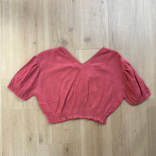 Textured Blouse-Blush