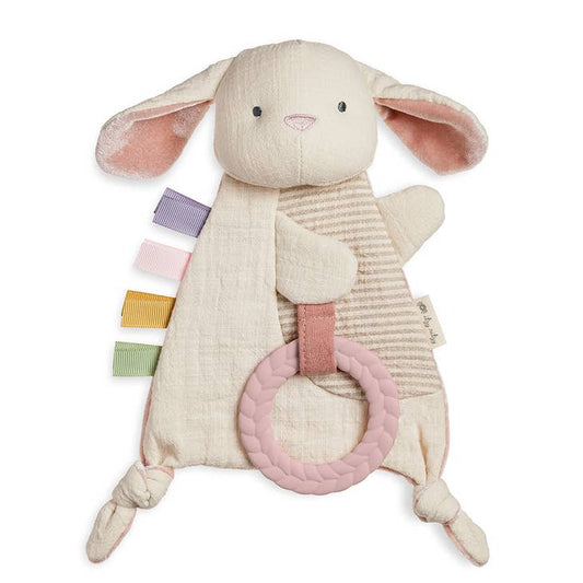 Bitzy Crinkle™ Sensory Toy Teether-Bunny