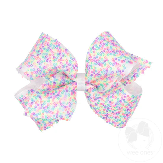 King Confetti Sequins Bow