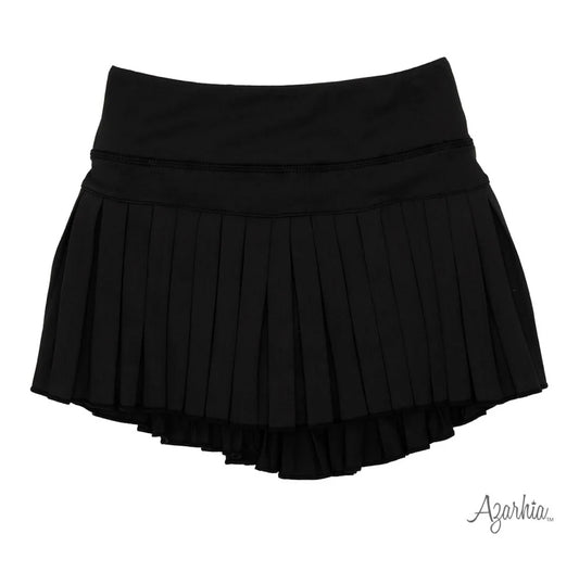 Black Pleated Skort