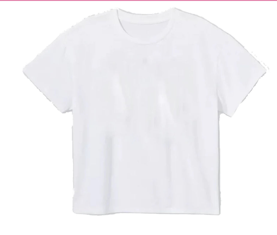 Boxy Tee-White