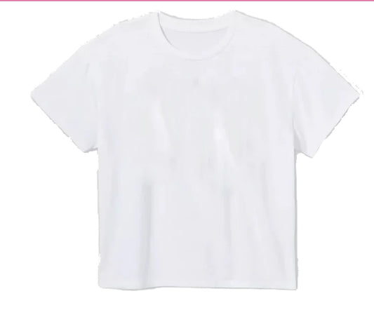 Boxy Tee-White