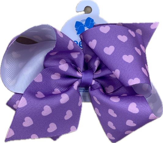 King Heart Bow-Lavender