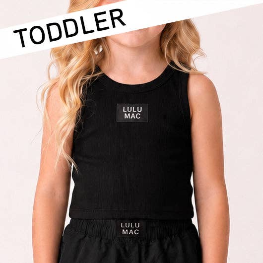 Toddler Solid Short-Black