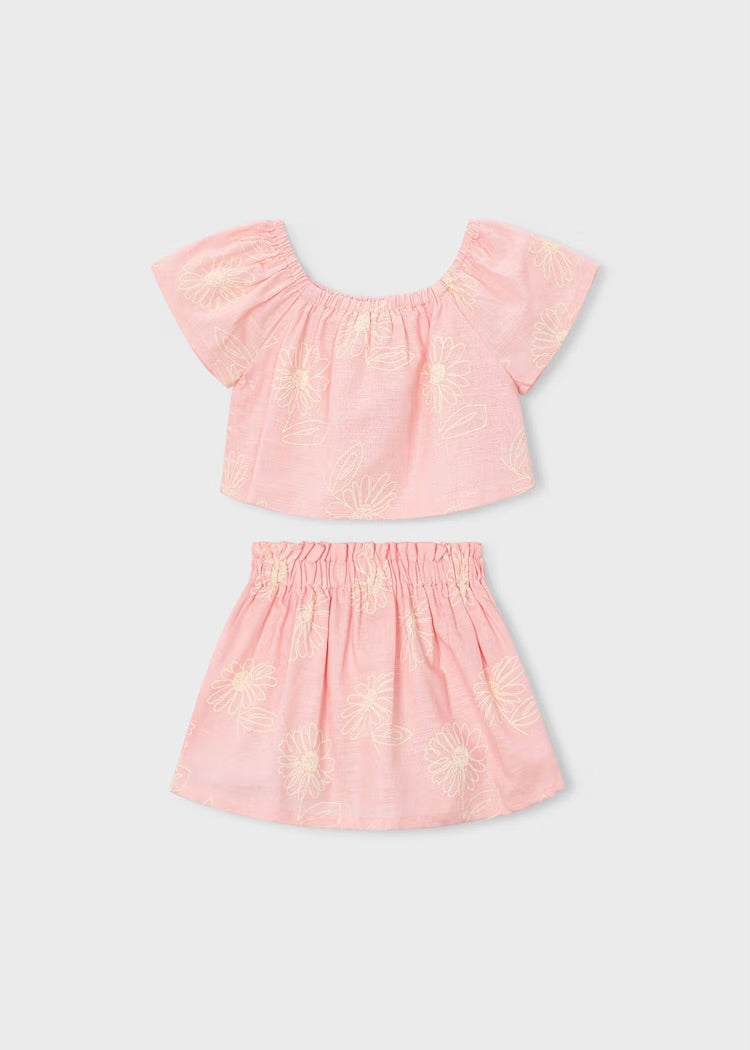 Blossom Pink Skirt Set
