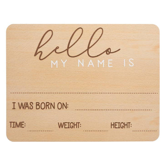 Fill-in Baby Arrival Milestone Photo Prop