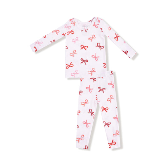 Candy Cane Bows PJs