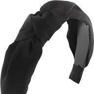 Satin Wrap Headband-BLK