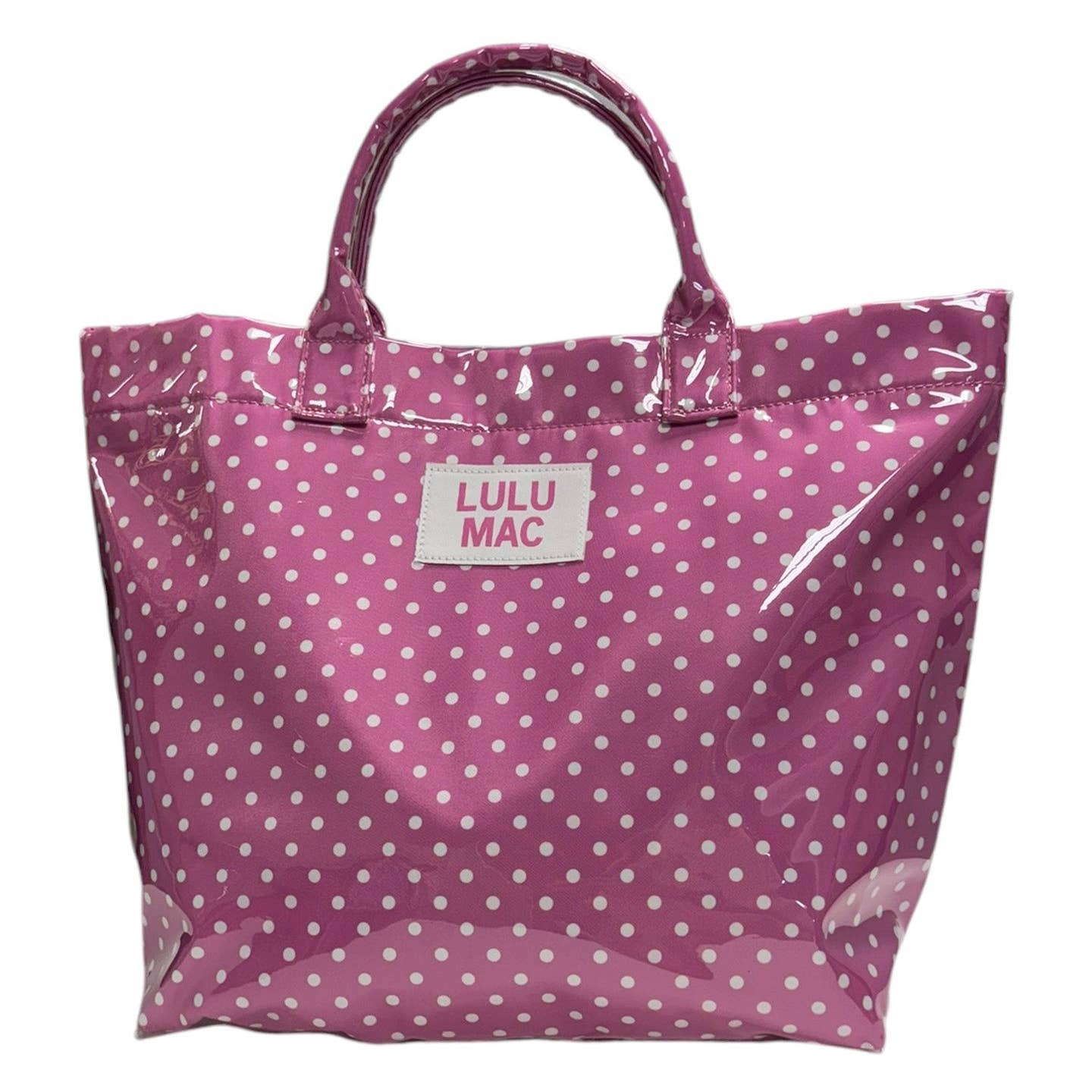 Pink/White Dot Tote Bag