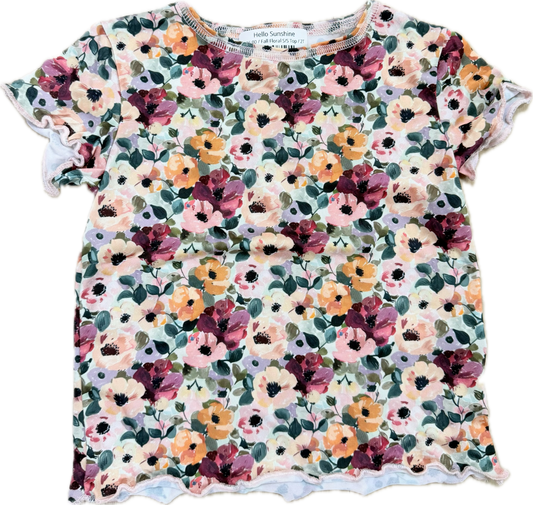 Fall Floral S/S Top