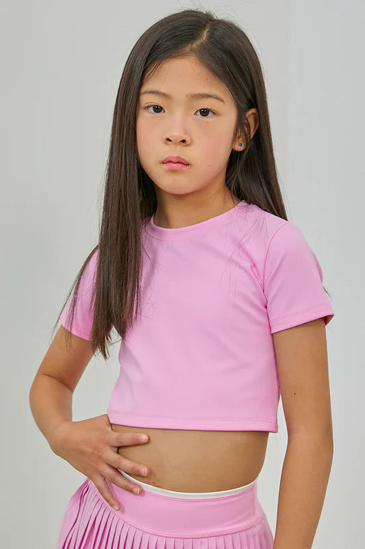 AirSoft Crop-Petal Pink