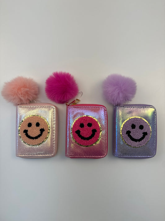 Shiny Happy Face Smile Wallet