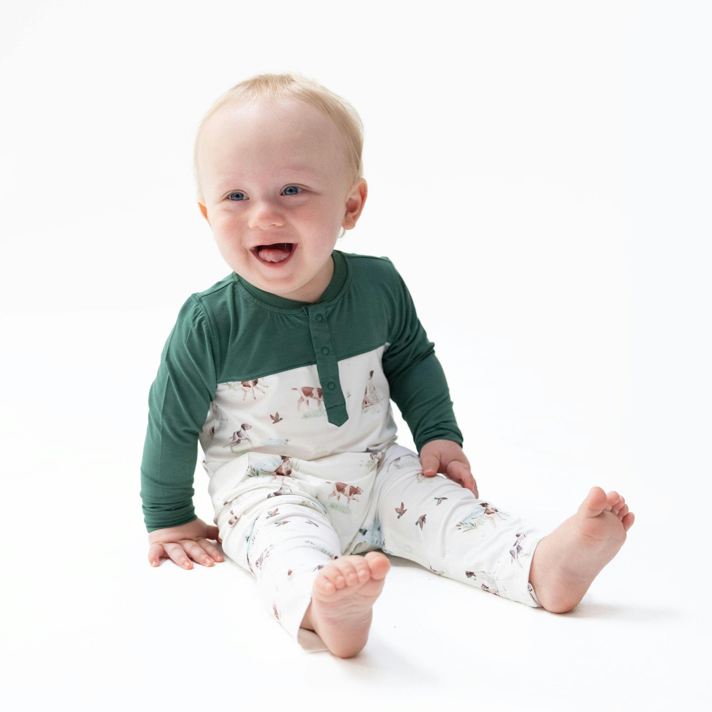 Pointer Pups & Duck Buddies Romper
