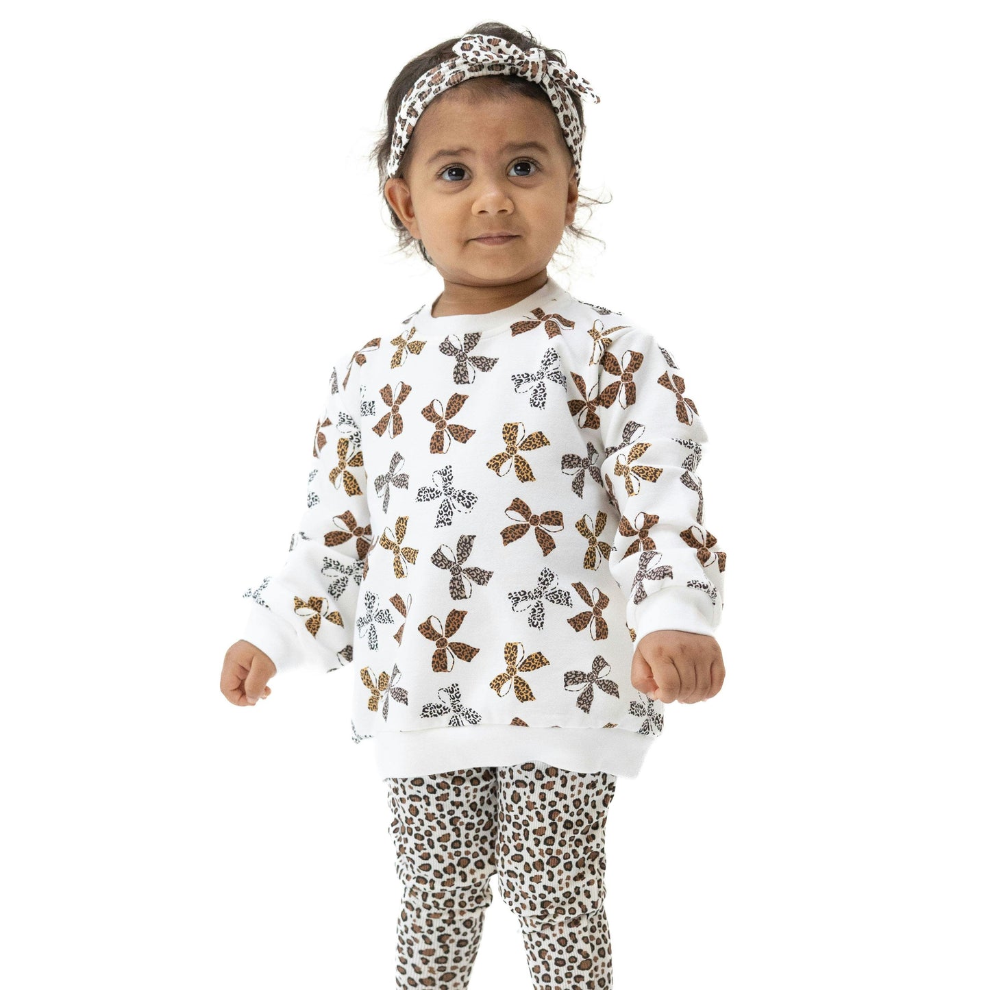 Leopard French Terry Oversized Sweatshirt
