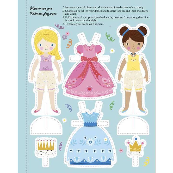 Princess Dress Up Sticker Book