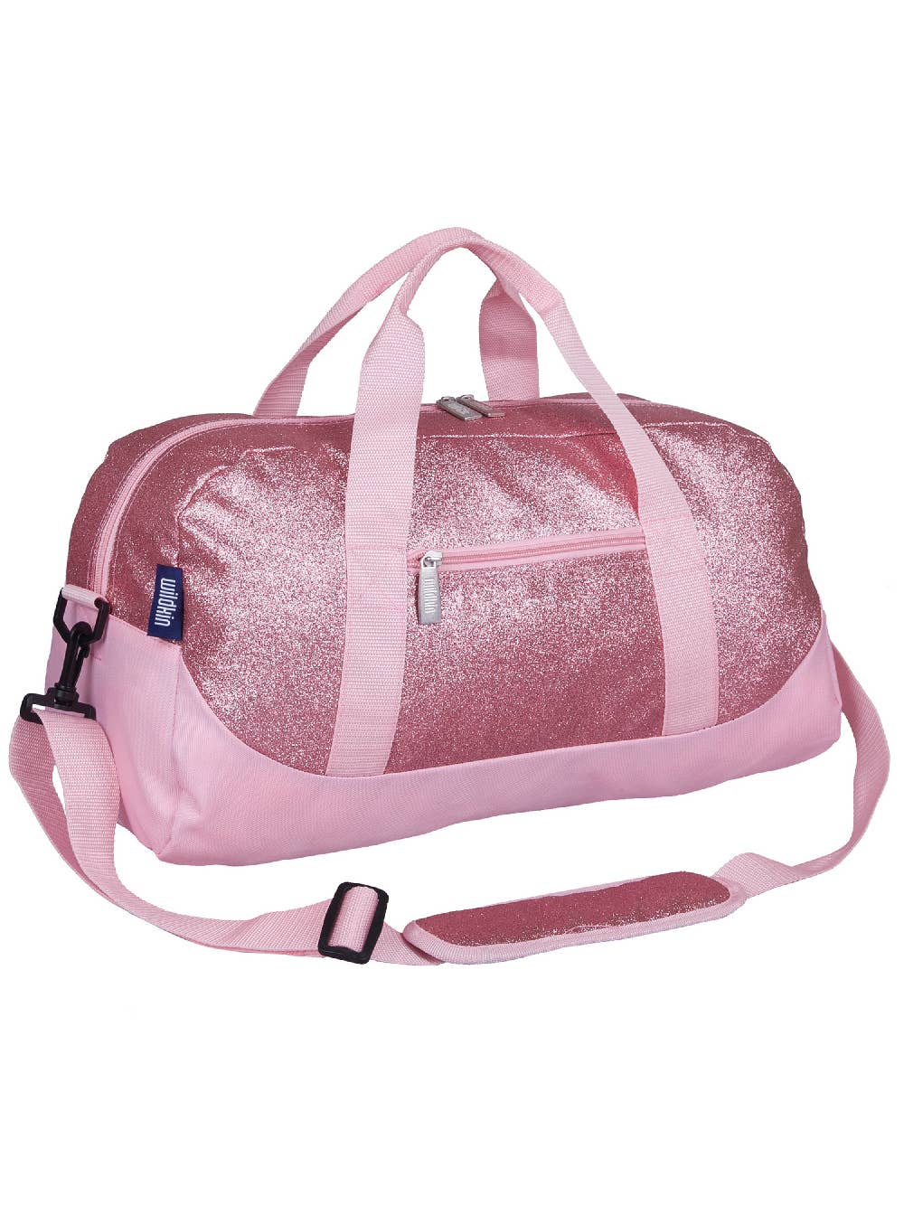 Pink Glitter Duffel Bag