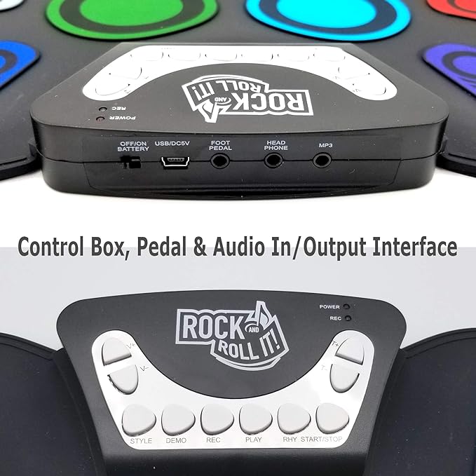 Rock & Roll It - Flexible Roll-Up Drum Kit