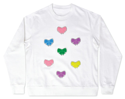 Beautiful Bows Chenille Patch Sweatshirt