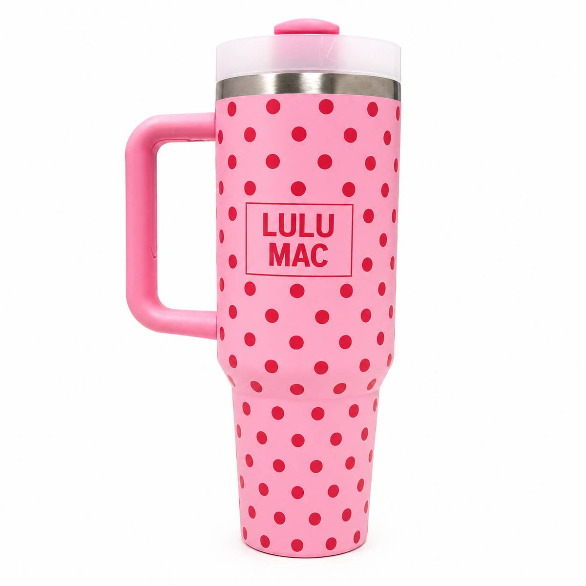 Light Pink Polka Dots Tumbler