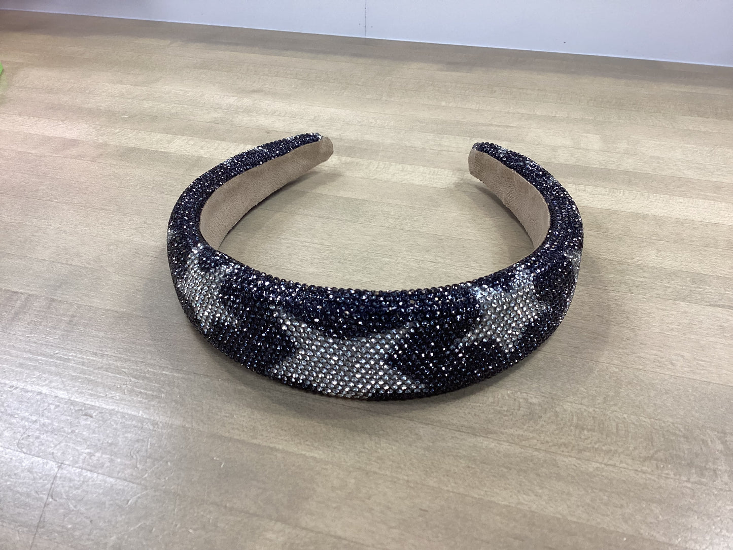 Crystallized Star Headband-Black