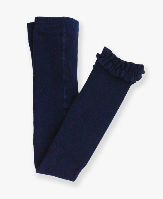 Footless Tights-Navy 0-6M