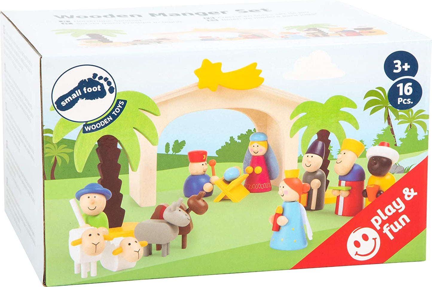 Wooden Manger Set