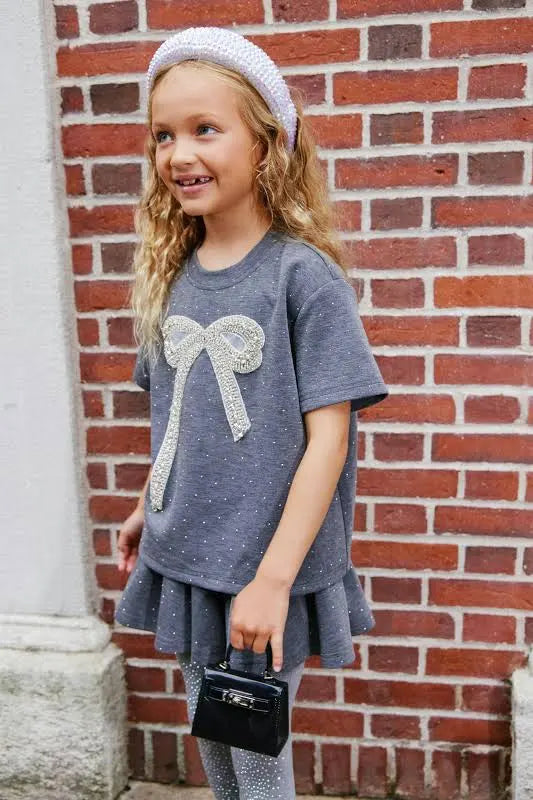 Sparkle Bow Skort Set