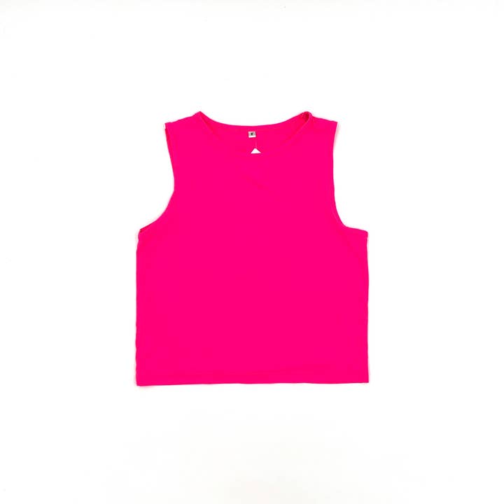 Athletic Tank-Hot Pink