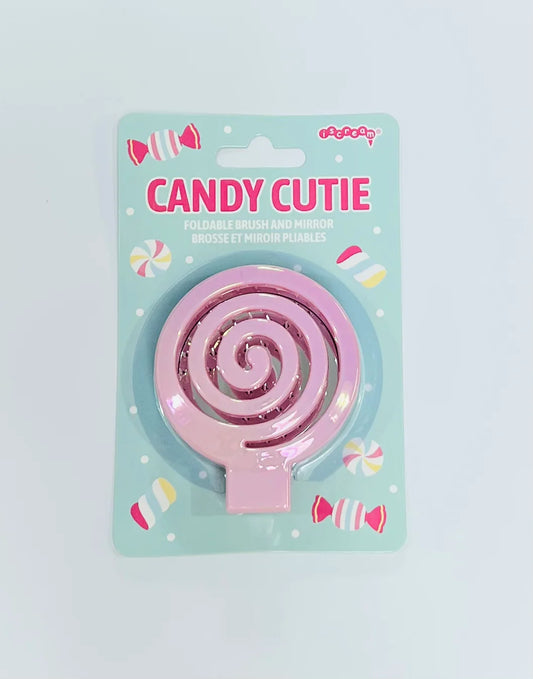 Candy Cutie Foldable Brush & Mirror
