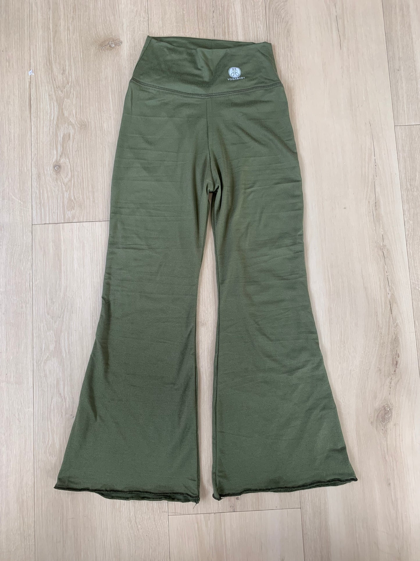 Olive Flare Leggings