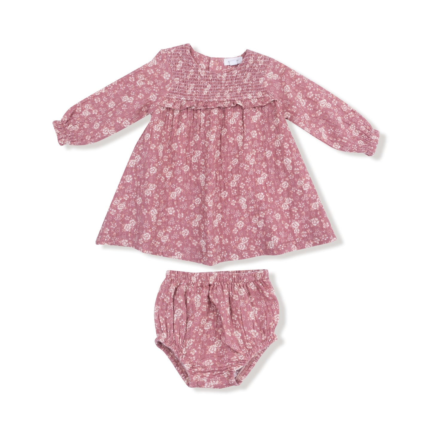Bandana Smocked Floral Dress