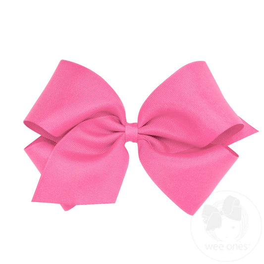 King Plain Bow-Hot Pink