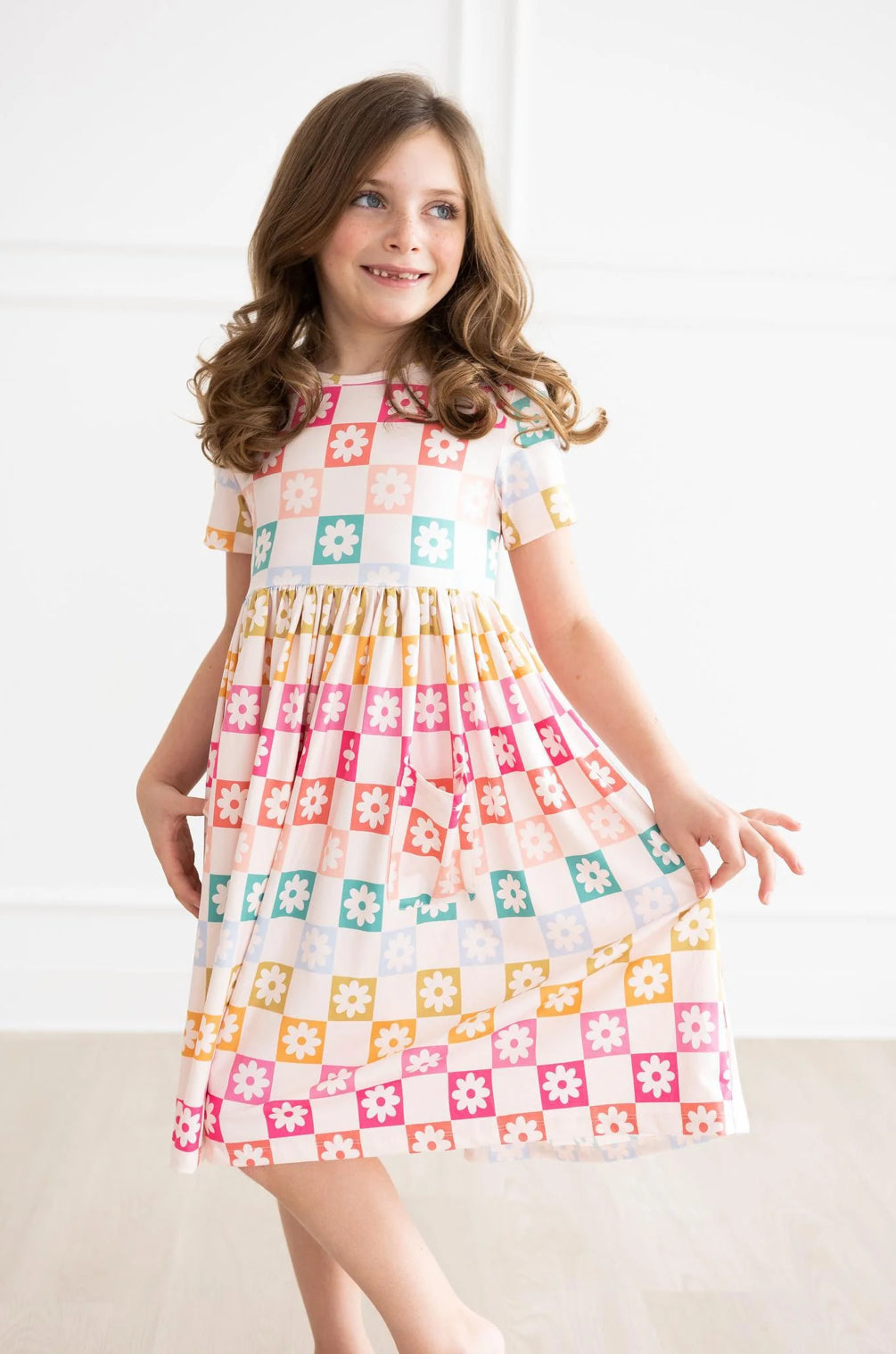 Checkmate Pocket Twirl Dress