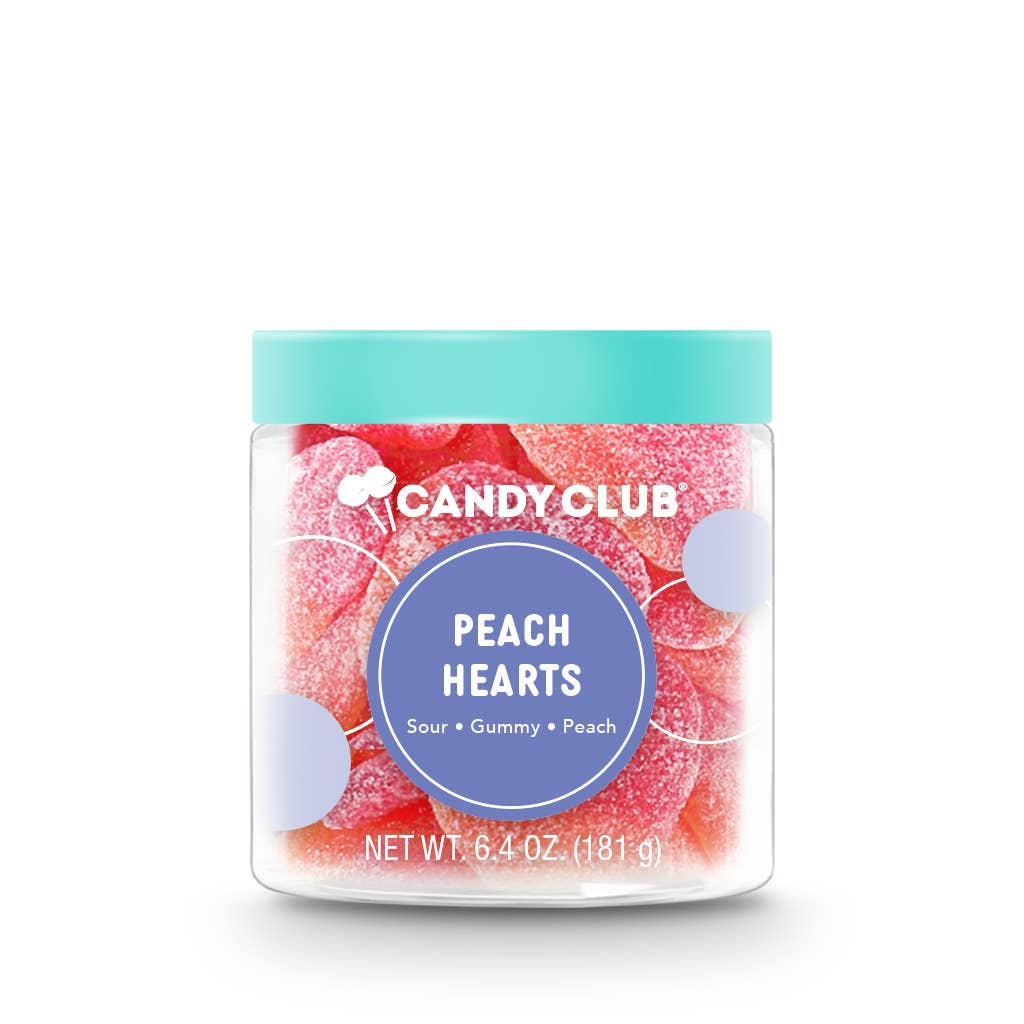 Peach Hearts Candy