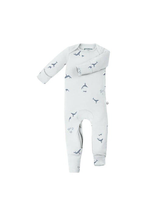 Convertible Romper-Whales