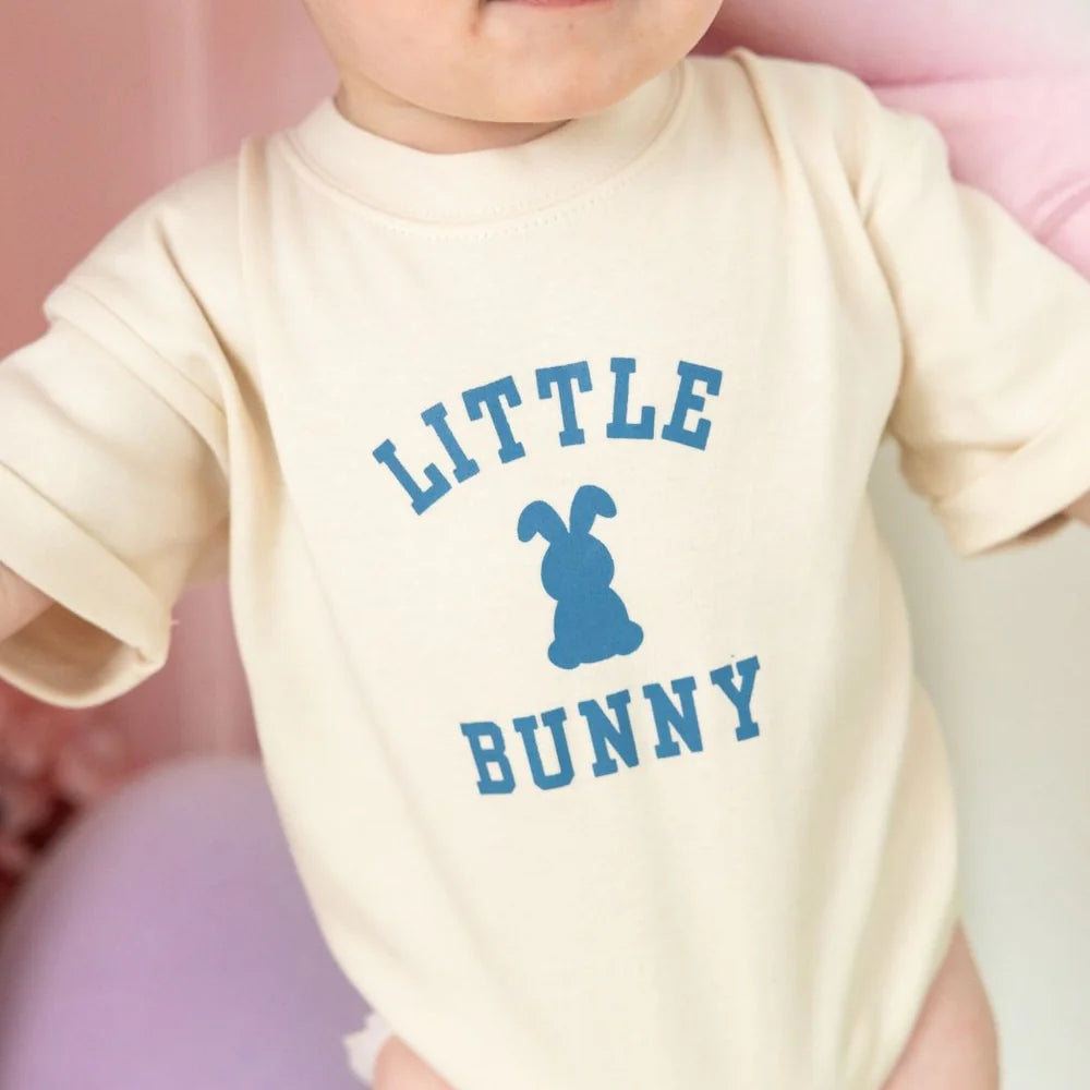 Little Bunny Romper-Blue