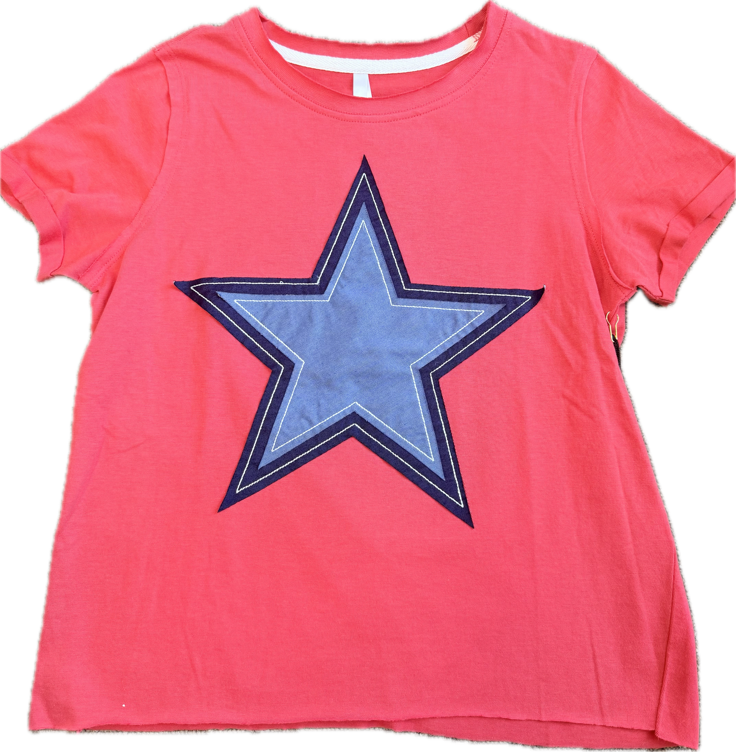 Denim Star Tee - Cayenne