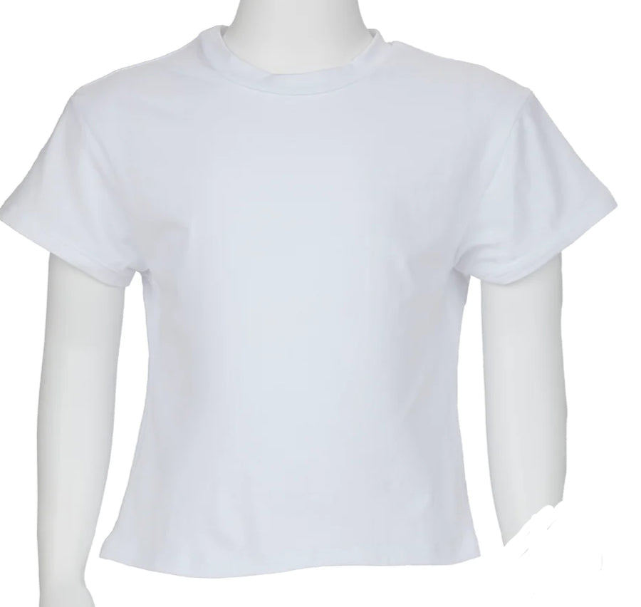 Boxy Tee-White